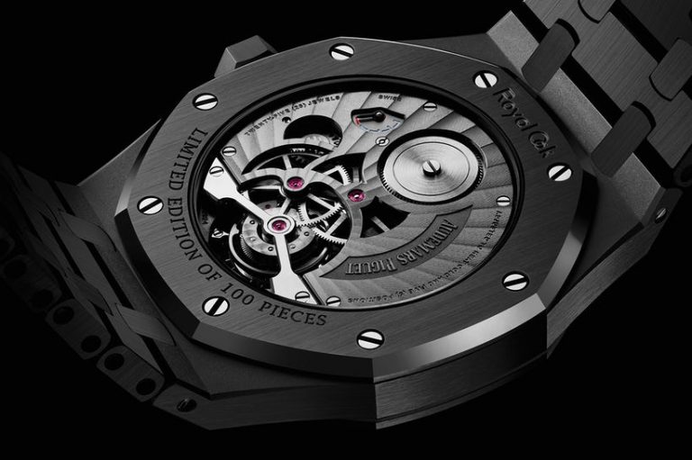 royal oak watch black